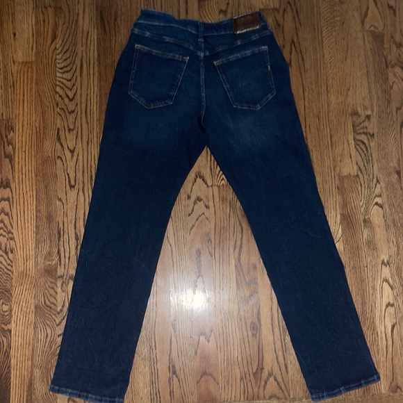 Express Men’s Classic Straight Hyper Stretch Dark Denim Jeans - Picture 5 of 6